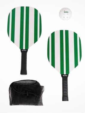 Pickleball Set - Show Me Your Mumu Green Stripe